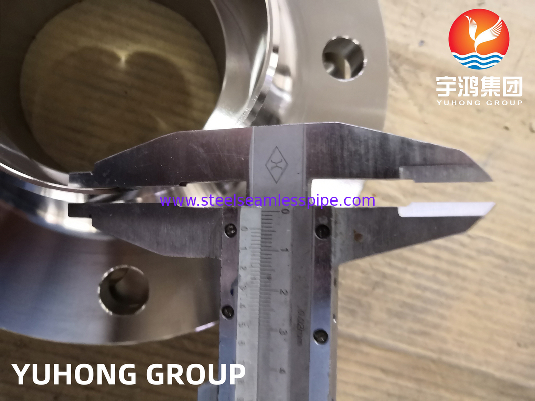 EN 1092-1 TYPE11 1.4404 Wajah yang diangkat Las leher Flange Kekuatan superior Ketahanan tinggi