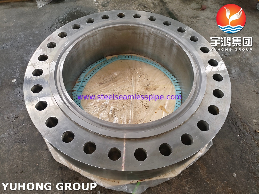 ASME SA266 Gr.2N Carbon Steel Forgings Steel Body Flange Untuk Kapal Tekanan