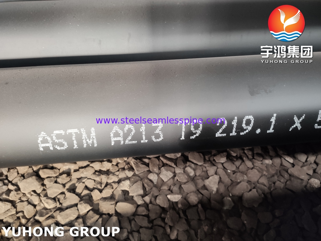 Pipa Baja Paduan ASME SA213 / ASTM A213 T9 Untuk Pemanas Lanjut Boiler dan Penukar Panas