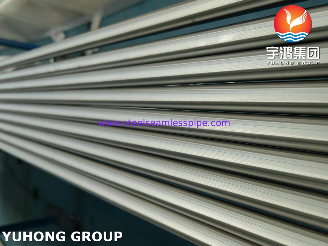 ASTM A249 TP304 Stainless Steel Welded Tube Bright Annealed Untuk Boiler Heat Exchanger Condenser