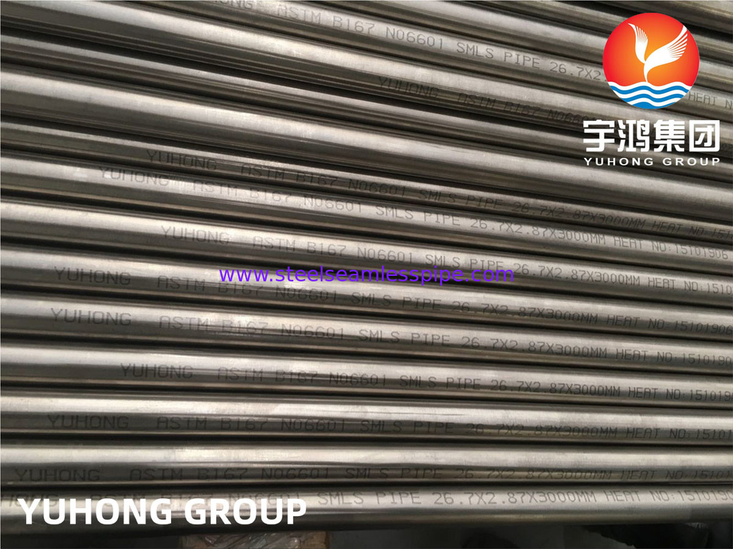 ASTM B167 Inconel 690 N06690 Pipa tanpa jahitan untuk Transfer Panas Generator Uap