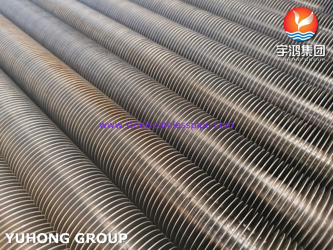 ASTM A179 Aluminium Carbon Steel Embedded Fin Tube Untuk Penukar Panas dan Sistem Pendingin