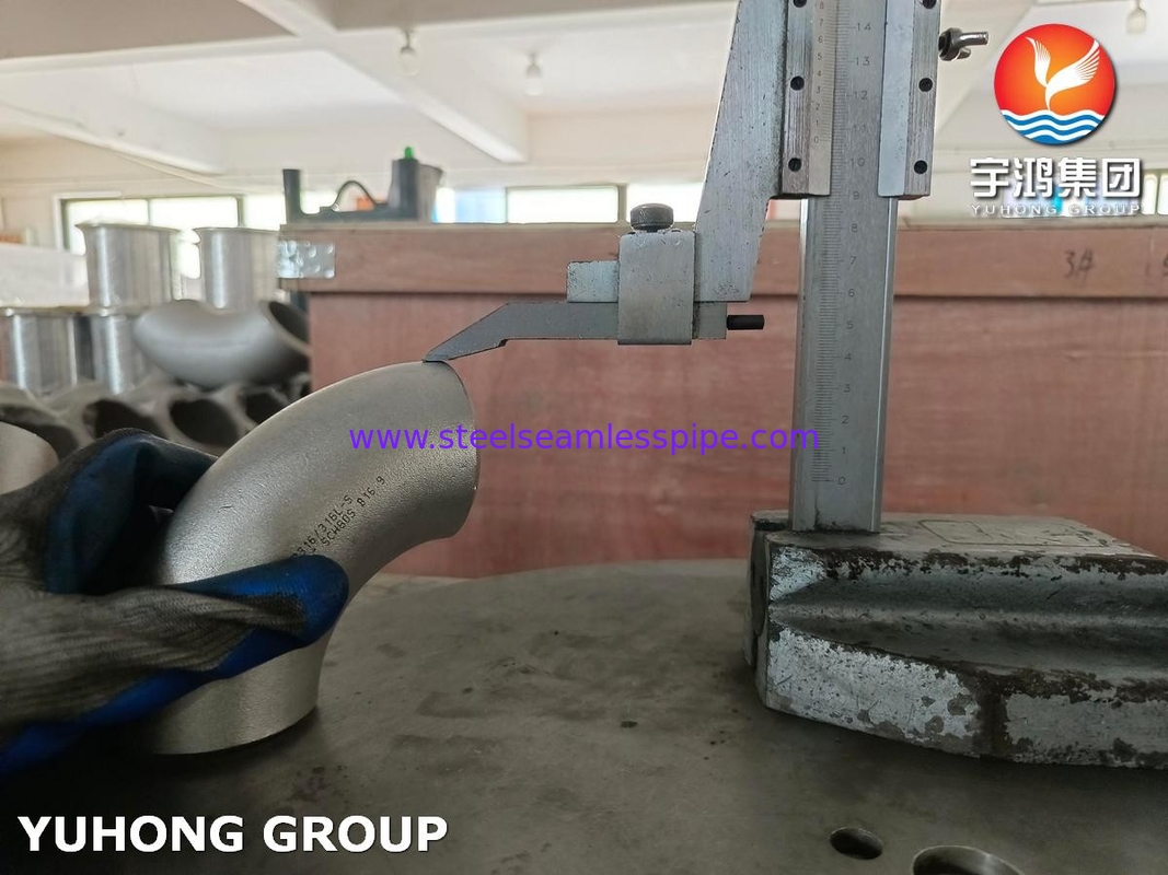 ASTM A403 / ASME SA403 WP316 / WP316L Stainless Steel Buttwelded Buttwelded Fitting 90 Derajat B16.9