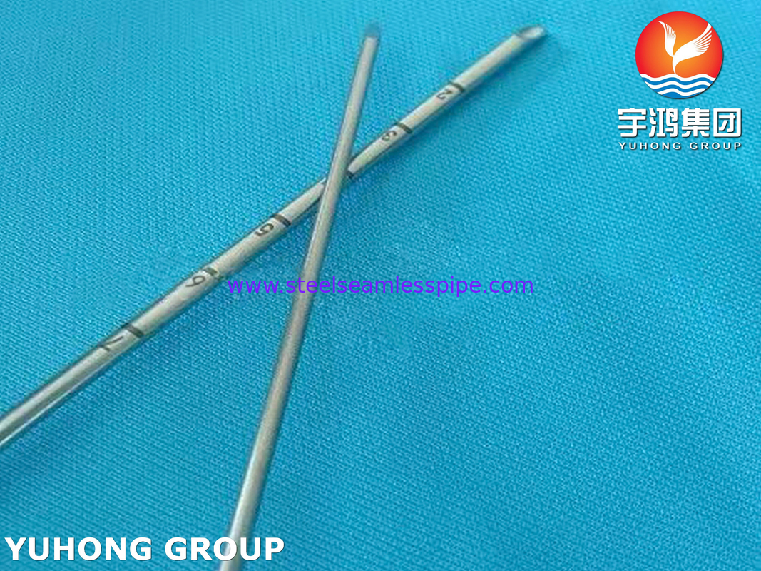 SUS304 ISO9626, 20G Stainless Steel Biopsy Needle Tube Untuk Ekstraksi Sampel Jaringan, 0.9*0.15MM