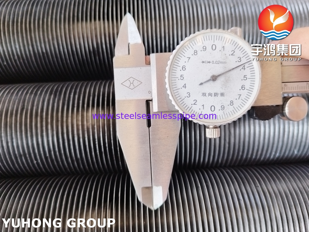 ASTM A213 T5 Tube Steel Alloy Seamless dengan Al1060 Fin Strip Fin Tube Untuk Air Cooler