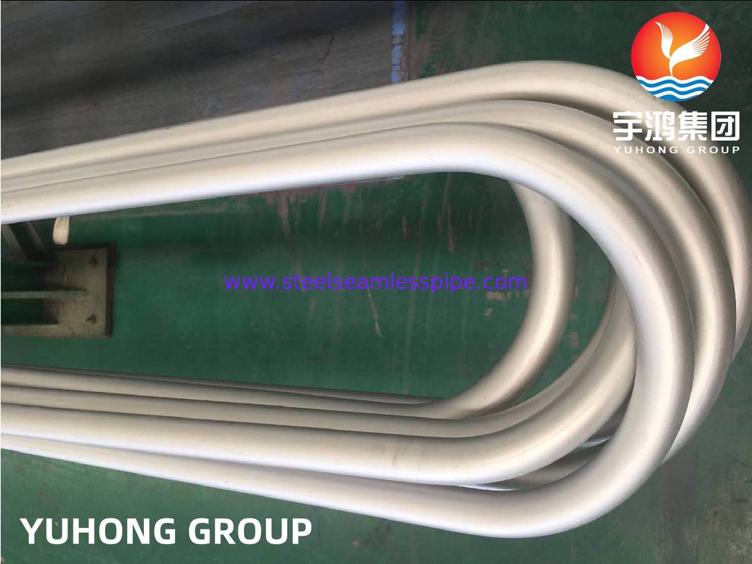 Inconel 625 Nikel Alloy Seamless Tube ASTM B444 UNS NO8825 Untuk Penukar Panas