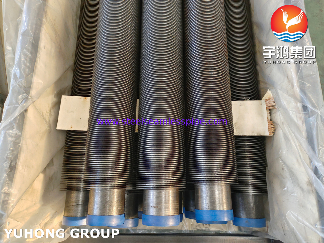 Tabung Fined High Frequency Welded ASTM A106 Gr B Untuk Boiler Pembangkit Listrik