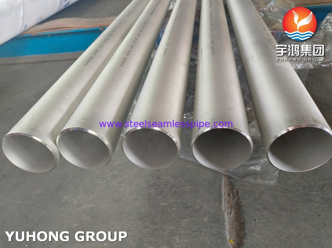 ASTM A312 TP316L Stainless Steel Seamless Pipe Pickled and Annealed untuk aplikasi pengolahan minyak gas petrokimia