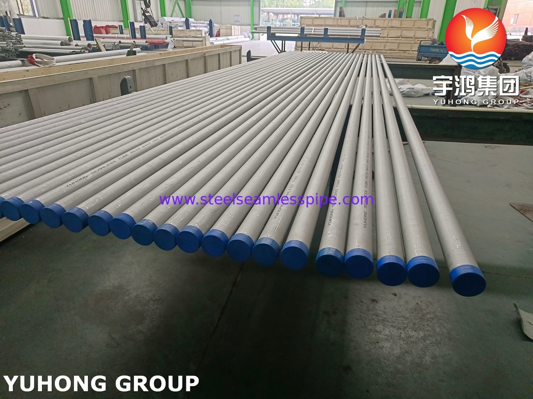 B407 N08810 Incoloy 800H Nikel Alloy Steel Seamless Tube End Type Plain End Untuk Superheater Dan Oven