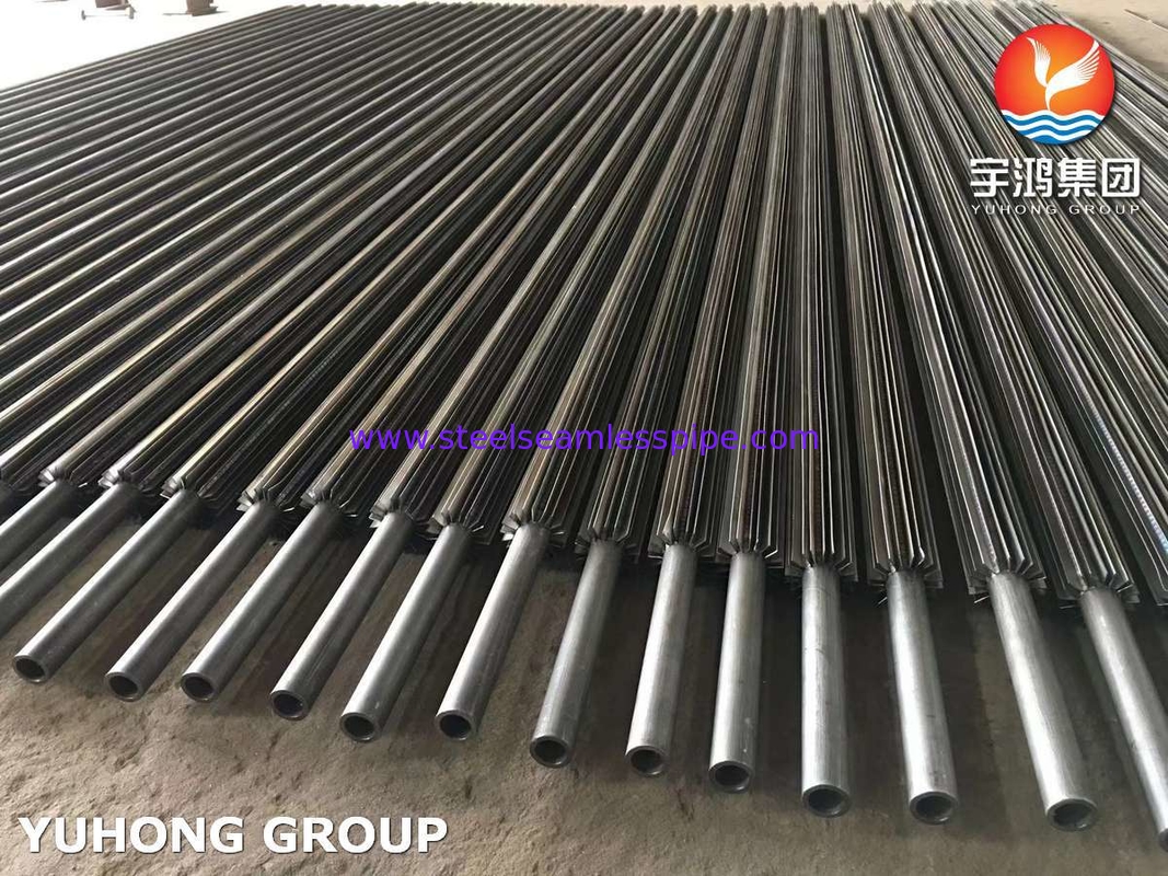 ASTM SA210 Gr A1 Longitudinal Fin Tube Dengan Carbon Steel Fin Untuk Exchanger Panas