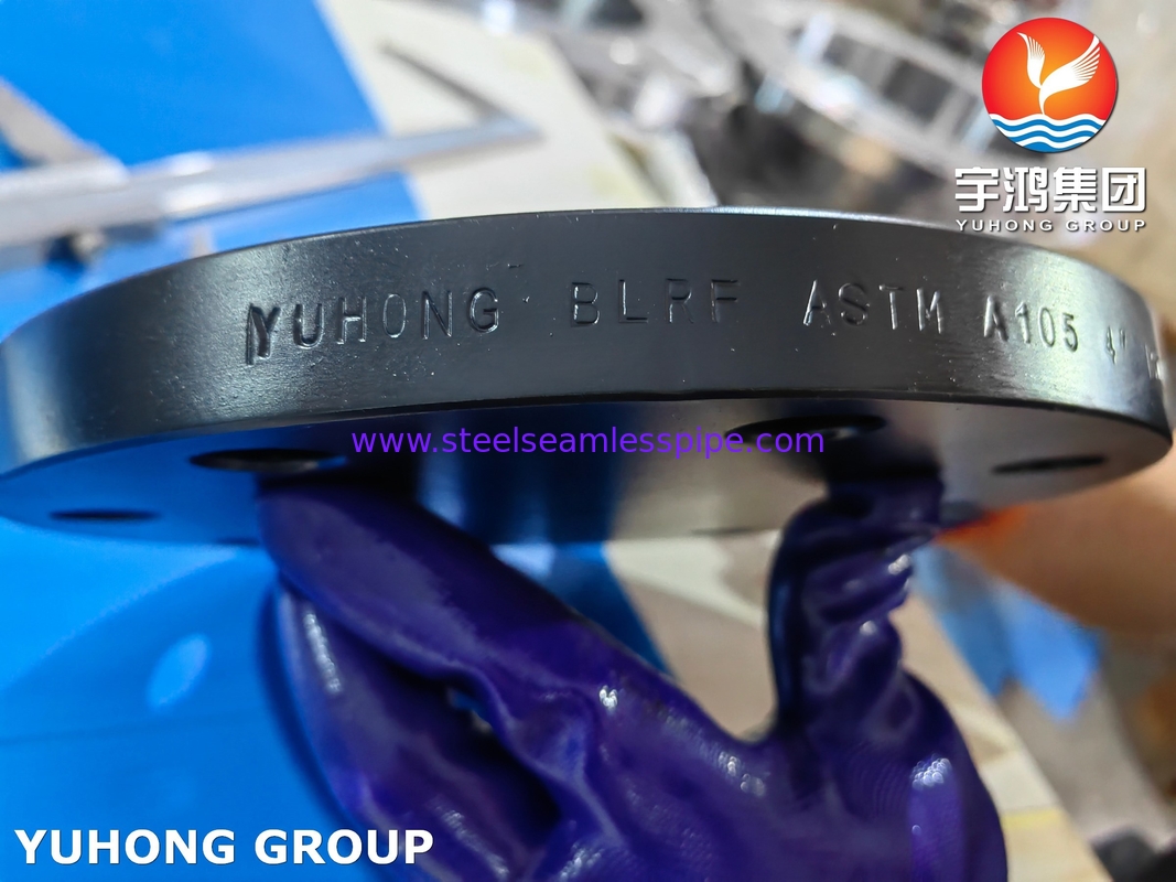 A105 Low Carbon Steel Blind Flange, Dipalsukan Dan Diormalkan, ASME B16.5 / EN1092-1, Digunakan Dalam Pipa Minyak Dan Gas