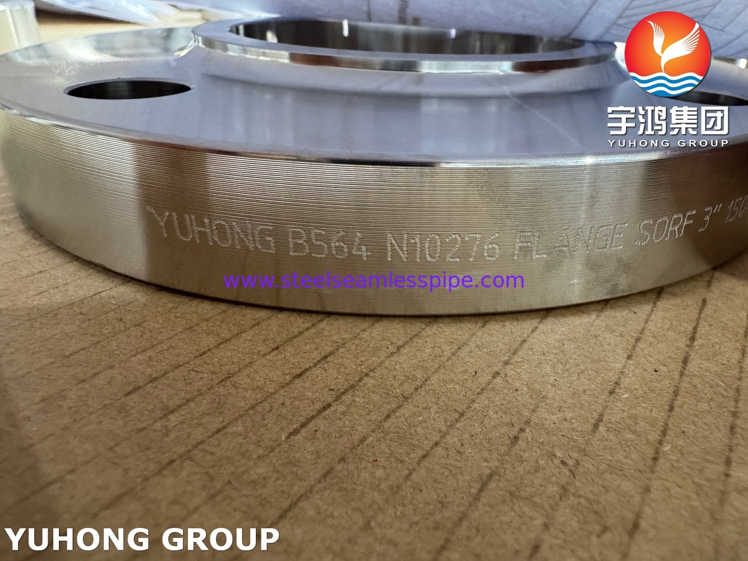 ASTM B564 UNS N10276 C276 Slip On RF FLANGE Untuk Limbah Industri Berbahaya