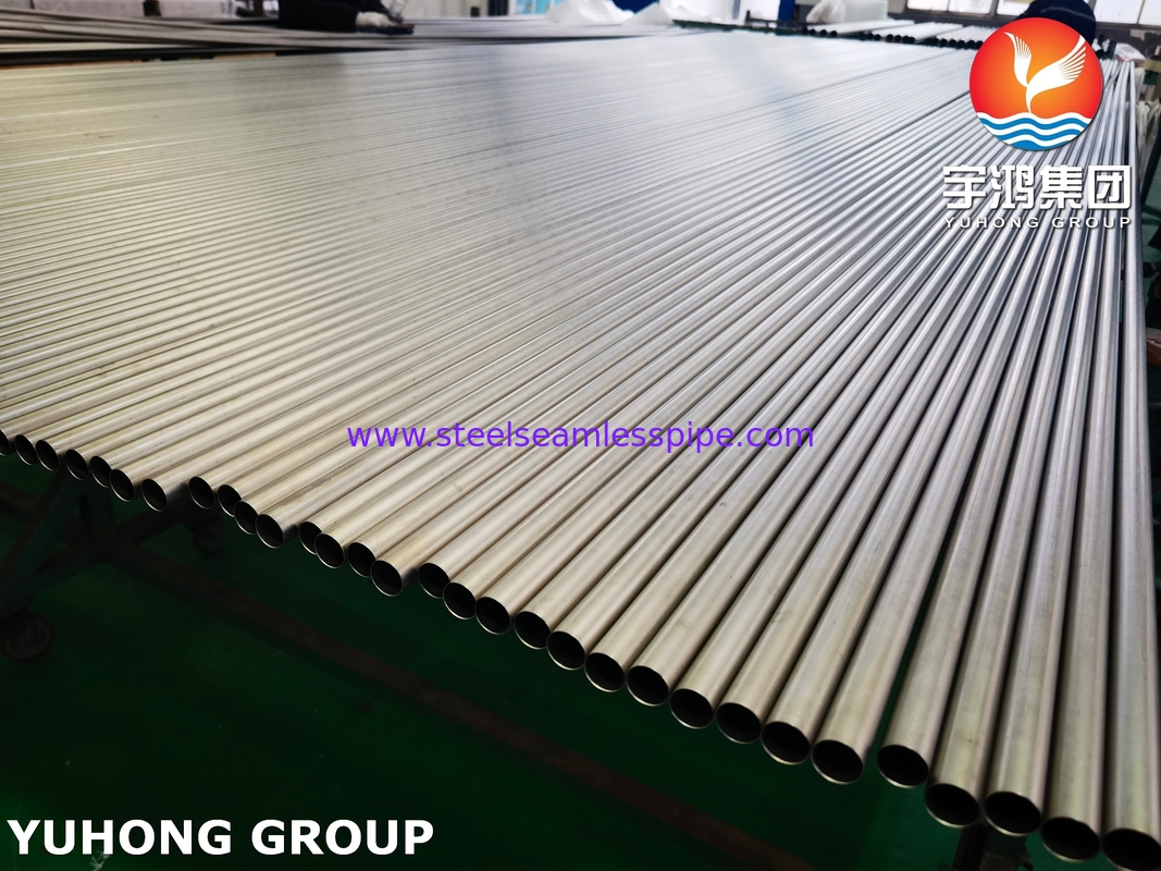 ASME SB338 R50400 SMLS Titanium Bright Tube untuk Penukar Panas dan Teknik Kelautan