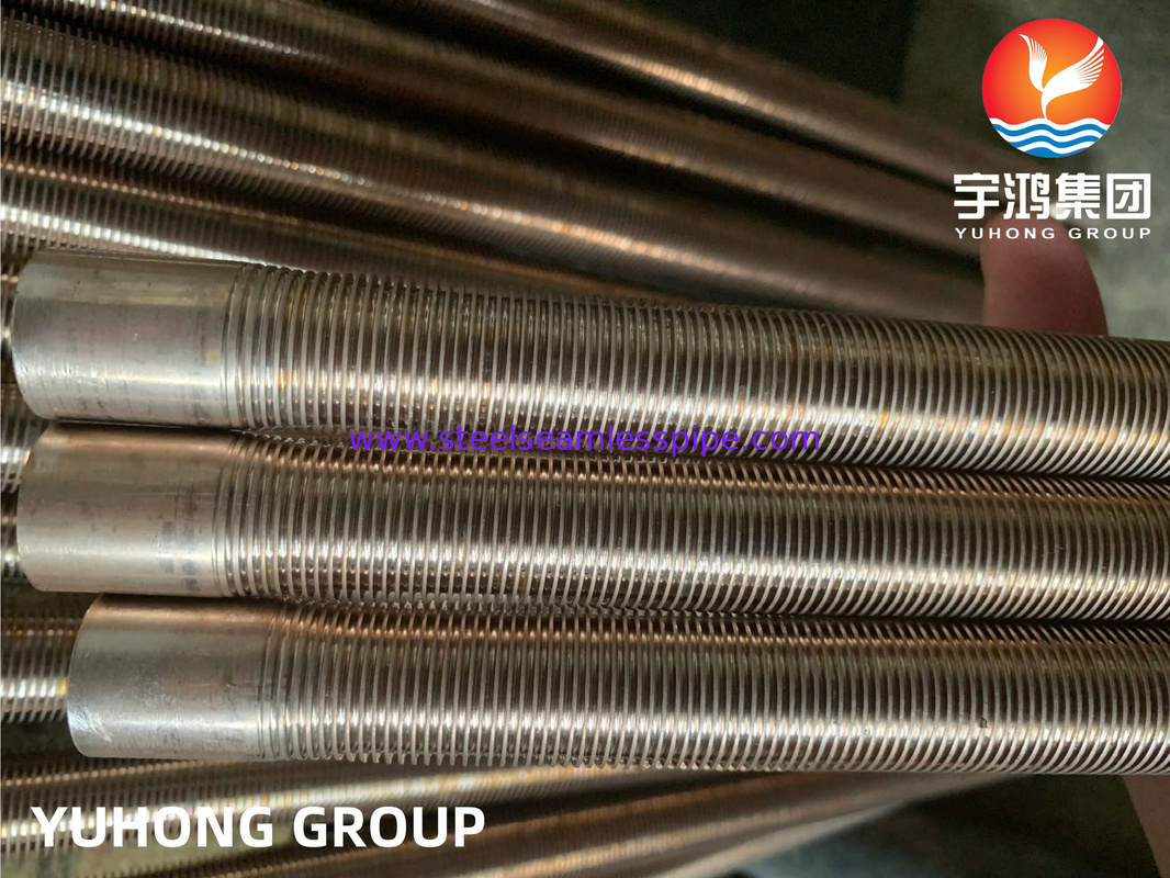 ASTM B111 C70600 Copper Nickel Alloy Low Finned Tube For Condenser and Evaporator