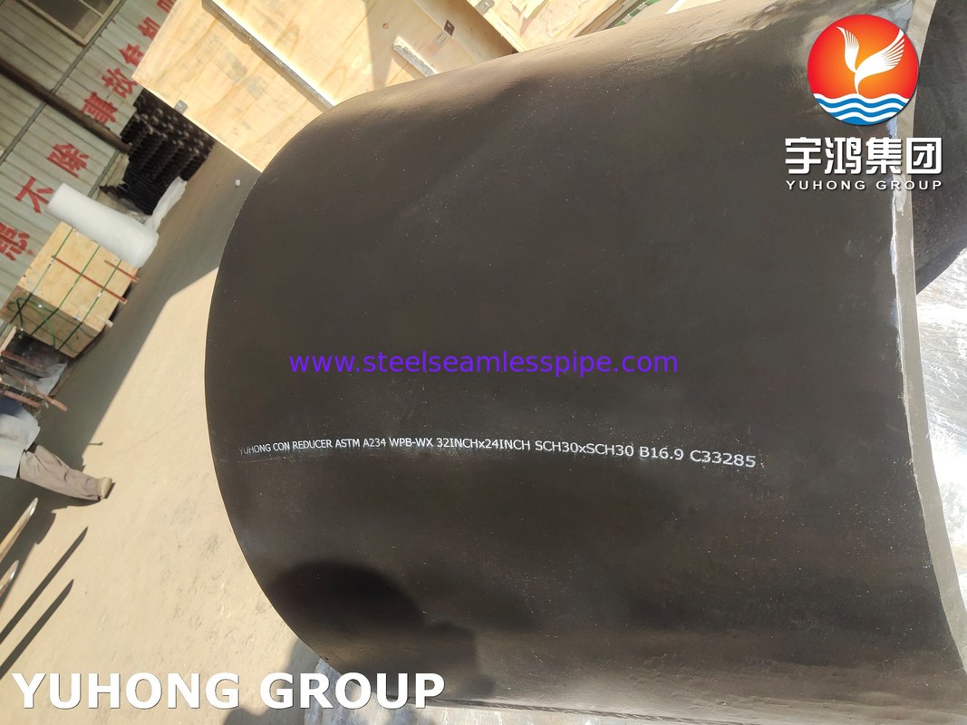 ASTM A234 WPB -WX Butt Weld Pipe Fitting Minyak Gas Kimia B16.9 Pupuk