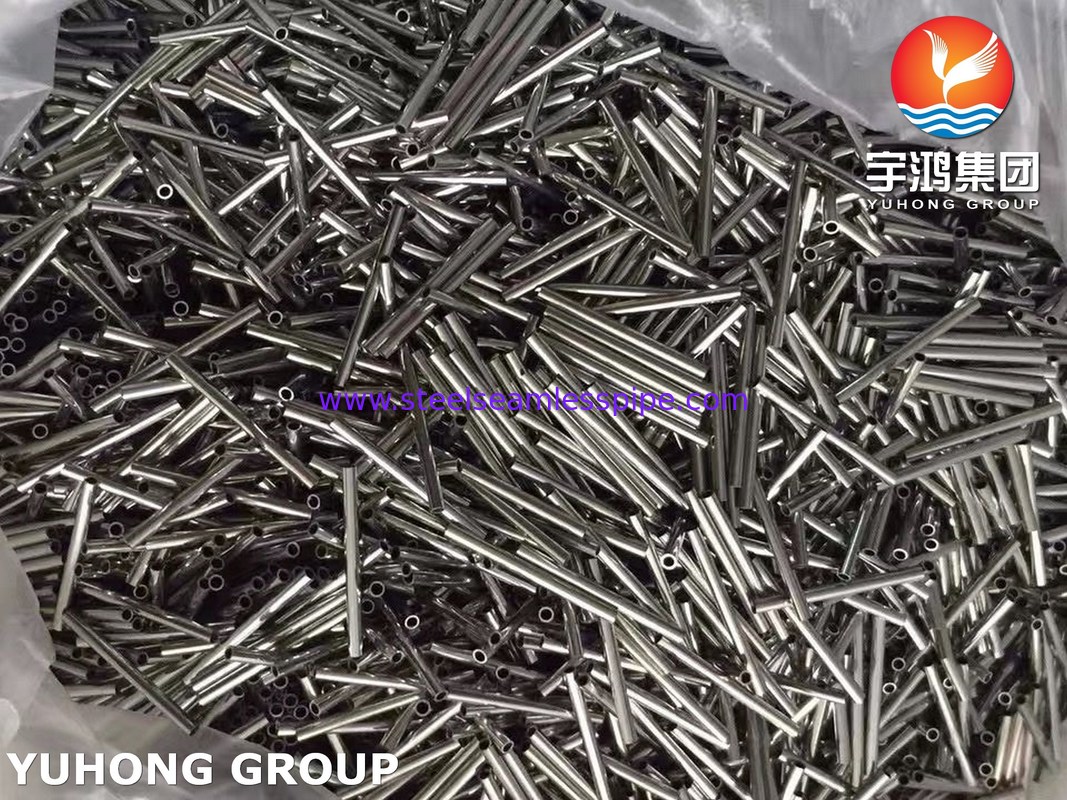 1.1MM SS304 Precision-Engineered Stainless Steel Capillary Tube Untuk Penggunaan Medis ISO9626