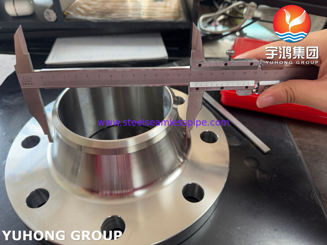 ASTM B564 UNS N08020 Alloy Flensa Leher Las Paduan ASME B16.5 Flensa WNRF Alloy 20