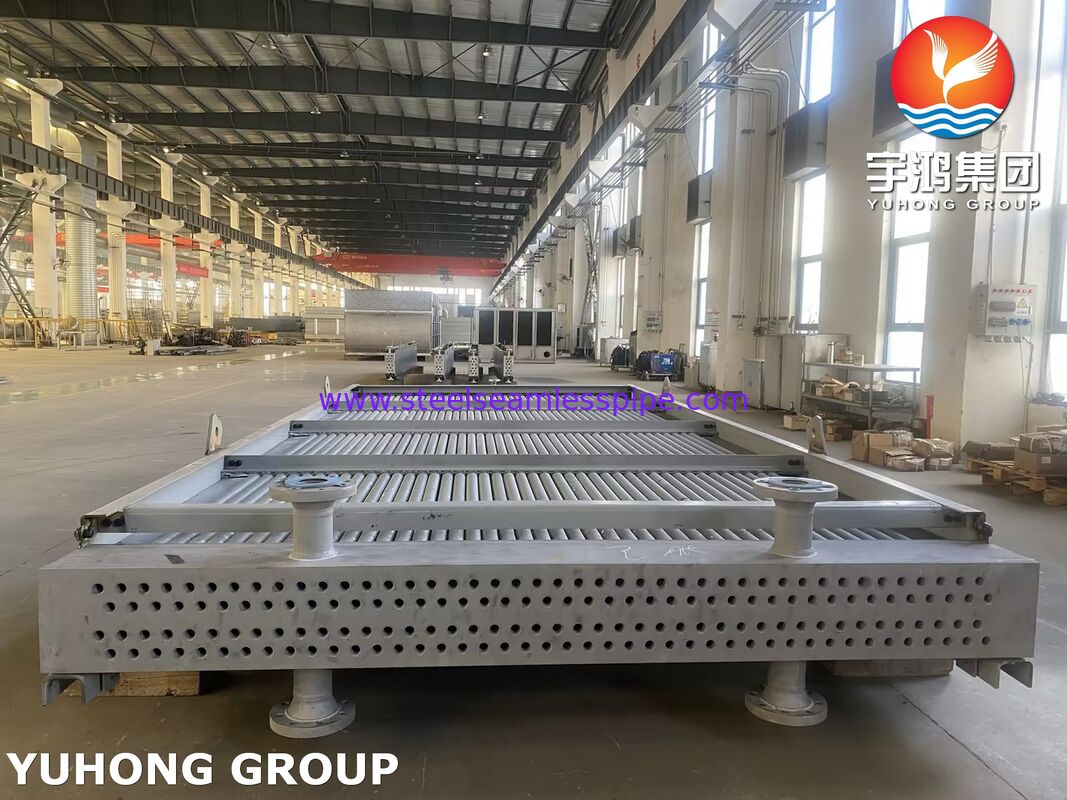 Monel 400 Air Cooler Tube Bundle dengan Extruded Aluminium Fin dan ASME SB163 Seamless Tubes