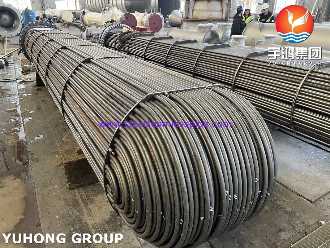 Heat Exchanger Tube Bundle SA350 LF2 CL1 Tubesheet SA334 Gr.6 U Bend Tube