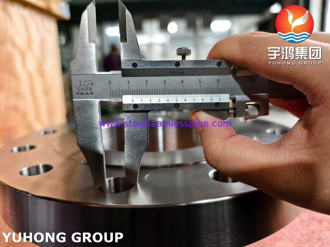 ASTM B564 N04400 Monel 400 Baja Paduan Nikel Ditempa Flange Wajah Dibesarkan Buta