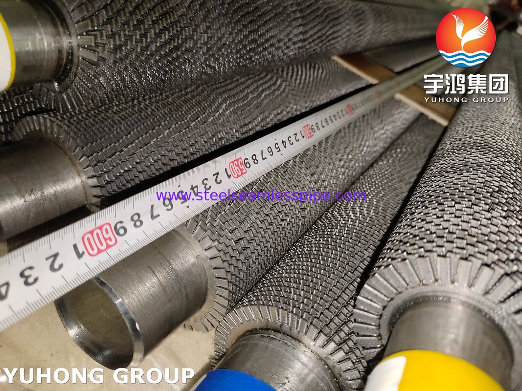 Pipa Bersirip Bergerigi | Dilas Frekuensi Tinggi | Pipa Dasar T22 & Sirip CS untuk HRSG / Boiler