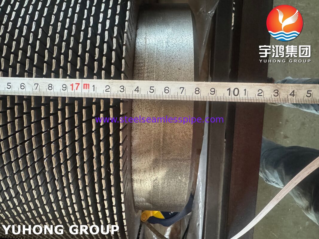 Tabung Bersirip Bergerigi A335 P22 dengan Sirip CS untuk HRSG & Sistem Pemulihan Panas