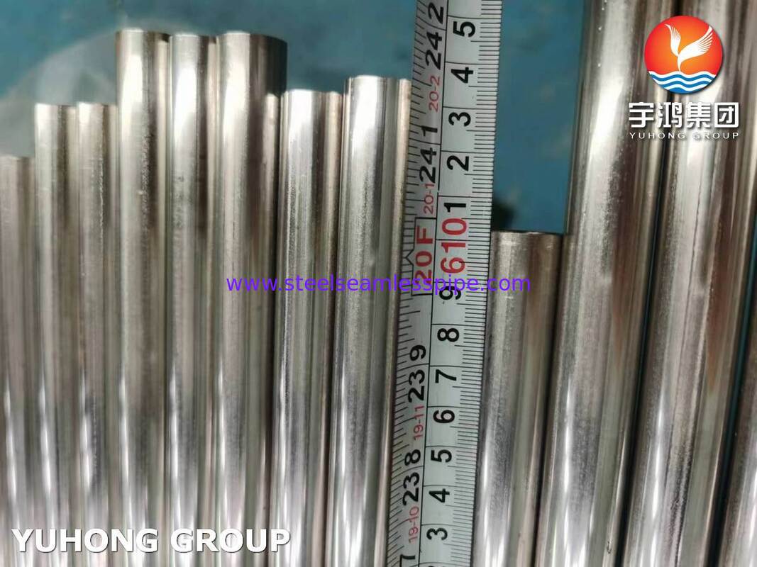 ASME SA249 Baja Anil Stainless Steel 304 Tabung Las Untuk Penyuling , 3 / 4" 20BWG