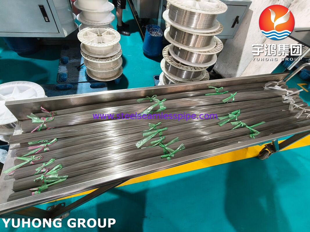 ISO9626 SUS304 Stainless Steel Medical Capillary Tube Untuk Tube Jarum Bedah, 10G - 34 G