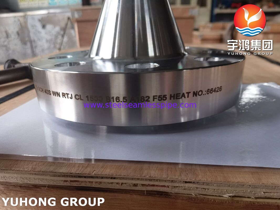 ASTM A182 F55 UNS S32760 Flange Leher Las Baja Dupleks RTJ EN 1.4501 X2CrNiMoCuWN25-7-4