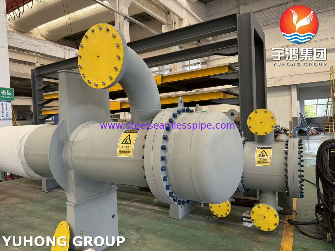 Penukar Panas Shell & Tube – Diisi Nitrogen, Anti-Korosi, dengan Label Keselamatan untuk Permukaan Panas & Asfiksia