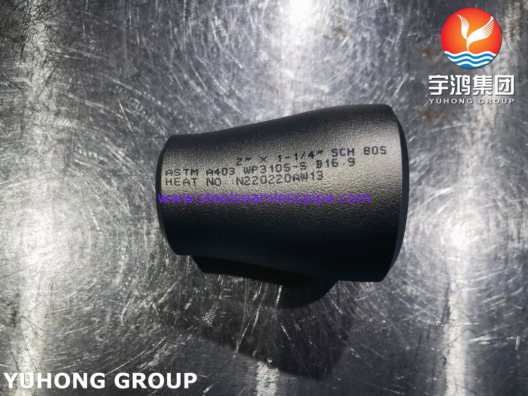 ASTM A403 WP310S Reducer KONSENTRIS. ASME B16.9 Tahan Korosi, Untuk Suhu Tinggi di Industri Petrokimia