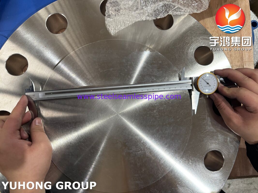 ASTM A182 F51 Duplex 2205 Blind RF Flange Tempa, Kekuatan Tinggi, Tahan Korosi untuk Minyak & Gas