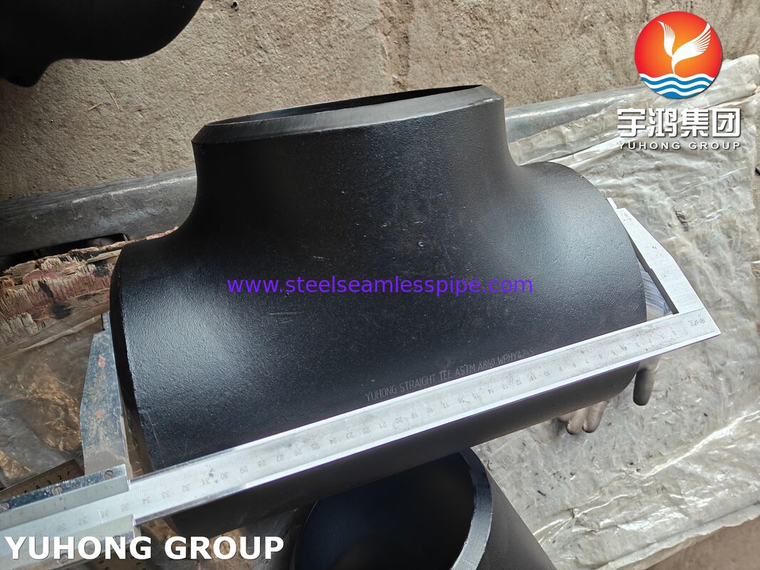 ASTM A860 WPHY42-S Fitting Las Sudut Baja Feritik Kekuatan Tinggi, Tee Sama, Siku, Peredam, ASME B16.9