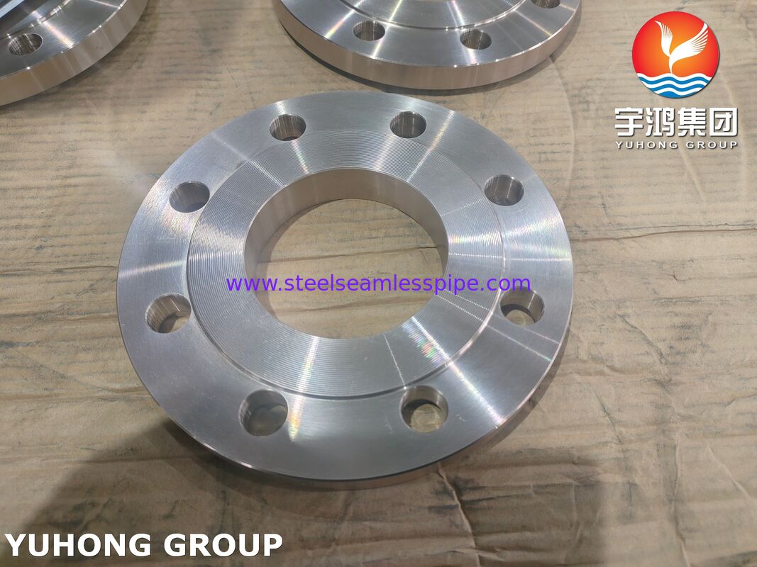 DIN 86033 Tembaga Nikel Slip On Flange CuNi10Fe1.6Mn / C70600 Alloy Flange untuk Pembangunan Kapal