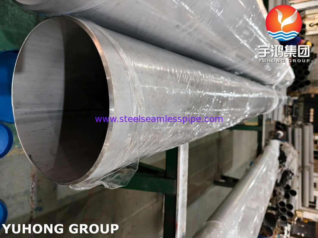 ASTM A358-CL1 TP316/TP316L Pipa stainless steel yang dilas dengan fusi listrik dengan ketahanan korosi yang kuat