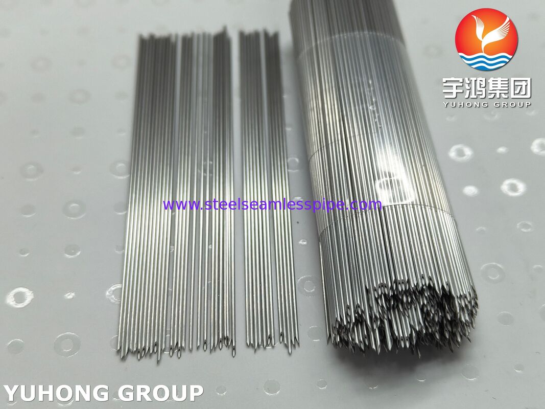 SUS304 Medical Stainless Steel Back Cut Needle Tube, IV Cannula Untuk penggunaan tunggal ISO9626