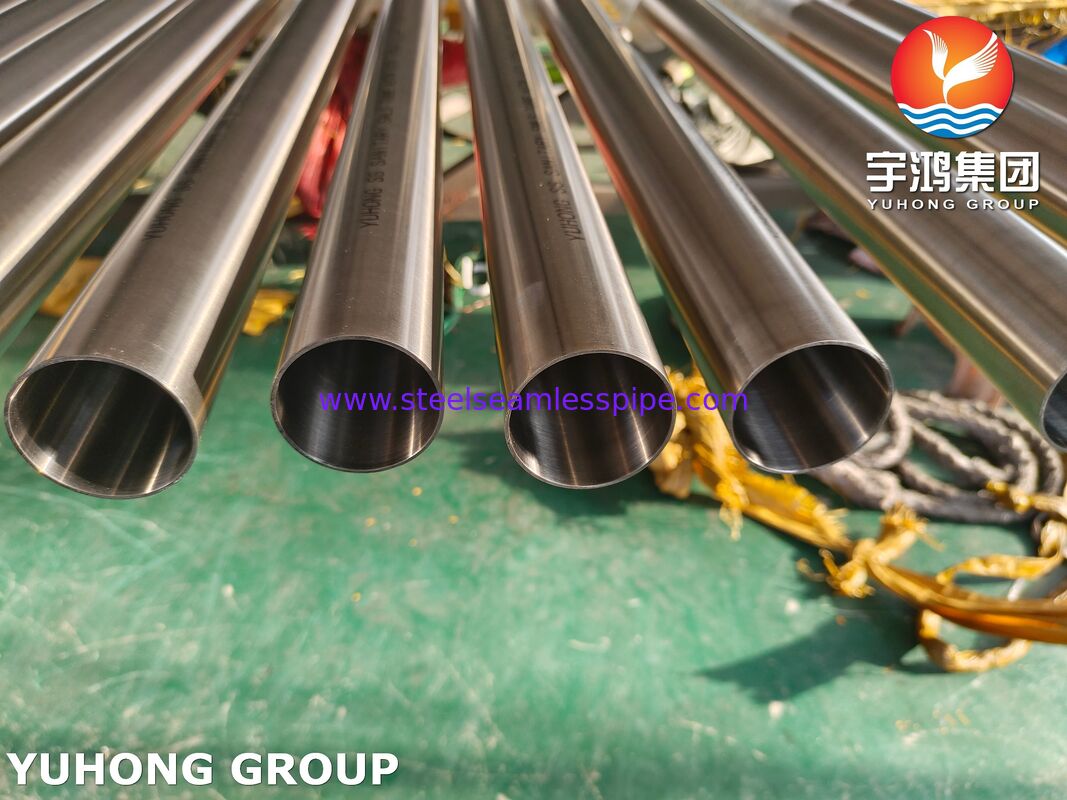 3A ASME SA270 TP304 Sinyal Stainless Steel Seamless Tube Untuk Industri Gula MP EP