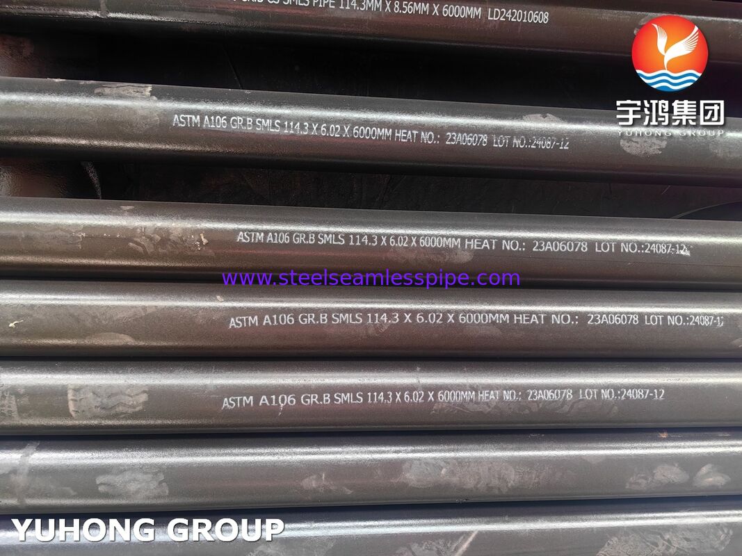 ASTM A106 GR.B Carbon Steel Heat Exchanger Seamless Tube untuk Minyak & Gas