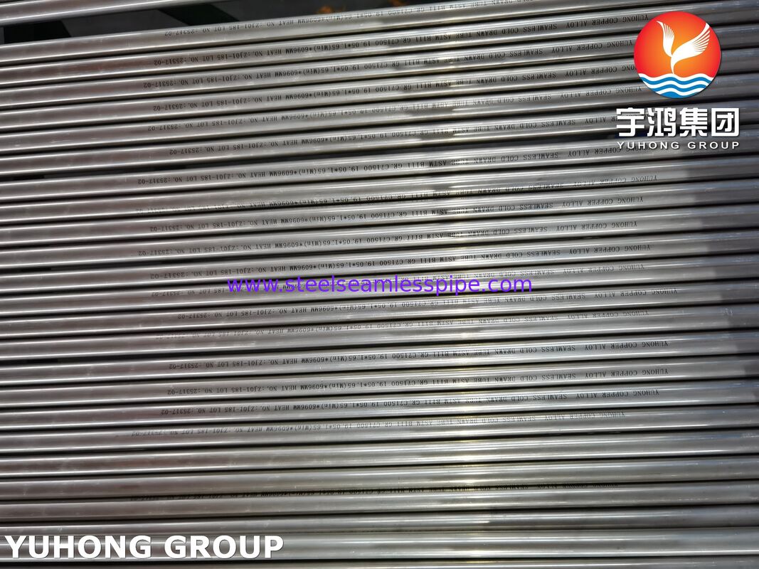 ASTM B111 ASME SB 111 SB 466 C71500 Tabung Nikel Tembaga / 70/30 Tabung Nikel Tembaga