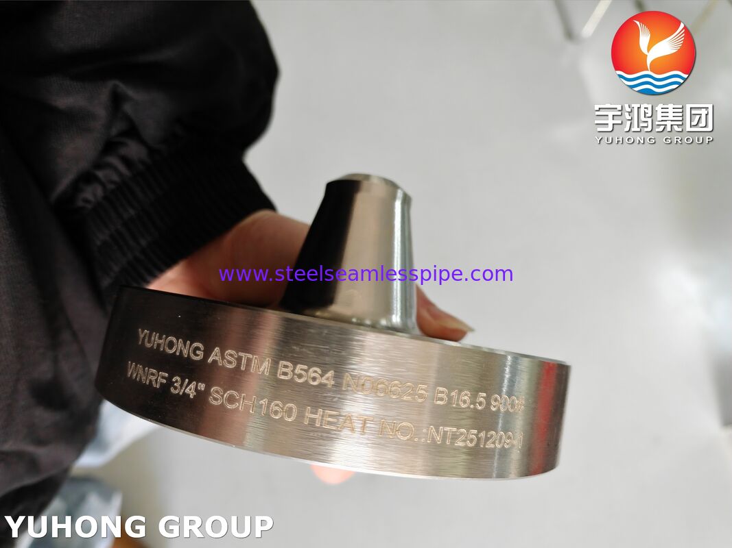 Nikel Alloy 625 Flange ASTM B564 UNS N06625 Inconel 625 Weld Neck Flange WNRF Flange
