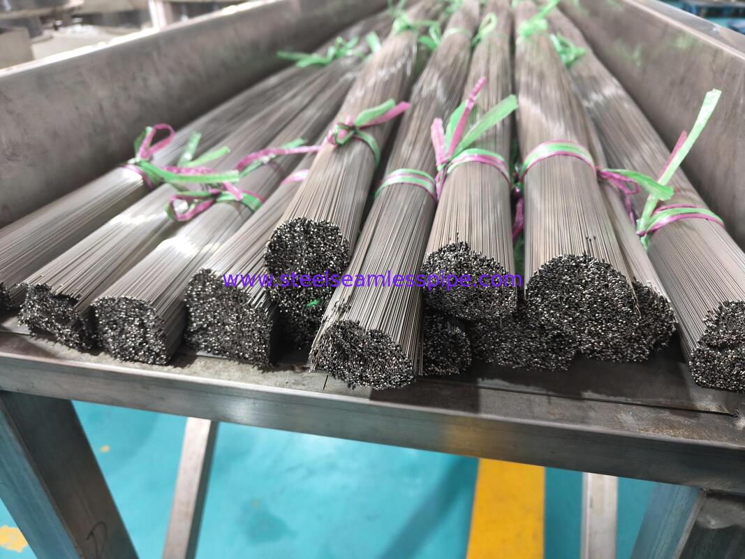 Tabung Kapiler Dilas Stainless Steel ISO9626 SUS304 SUS316L Untuk Aksesori Alat Kesehatan