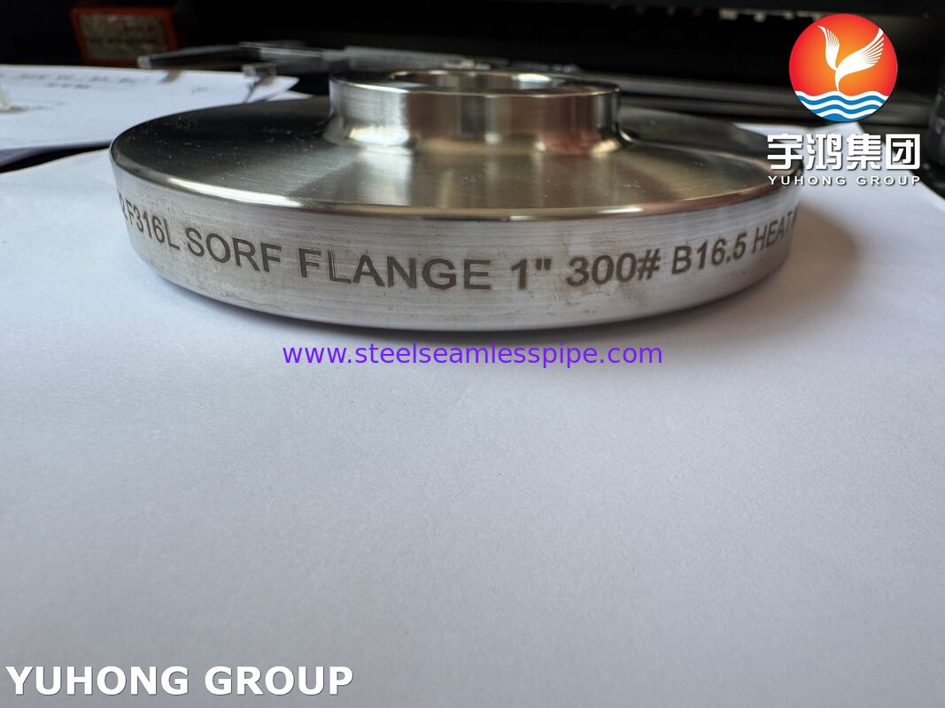 ASTM A182 F316L Flang baja tahan karat tahan korosi rendah untuk bahan kimia laut