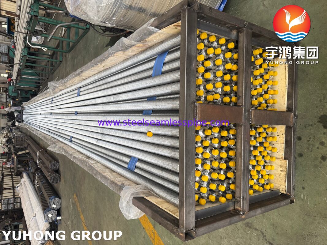 Tipe KL Fenned Tubes untuk Air-Cooled Heat Exchangers   ASME SA179 Carbon Steel Tubes