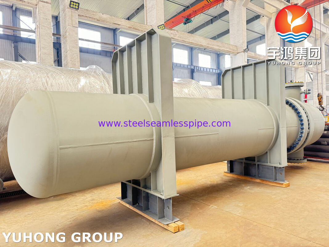 Penukar panas TEMA Tipe BEM 1108 Tabung Monel 400 Tabung Tetap Shell and Tube