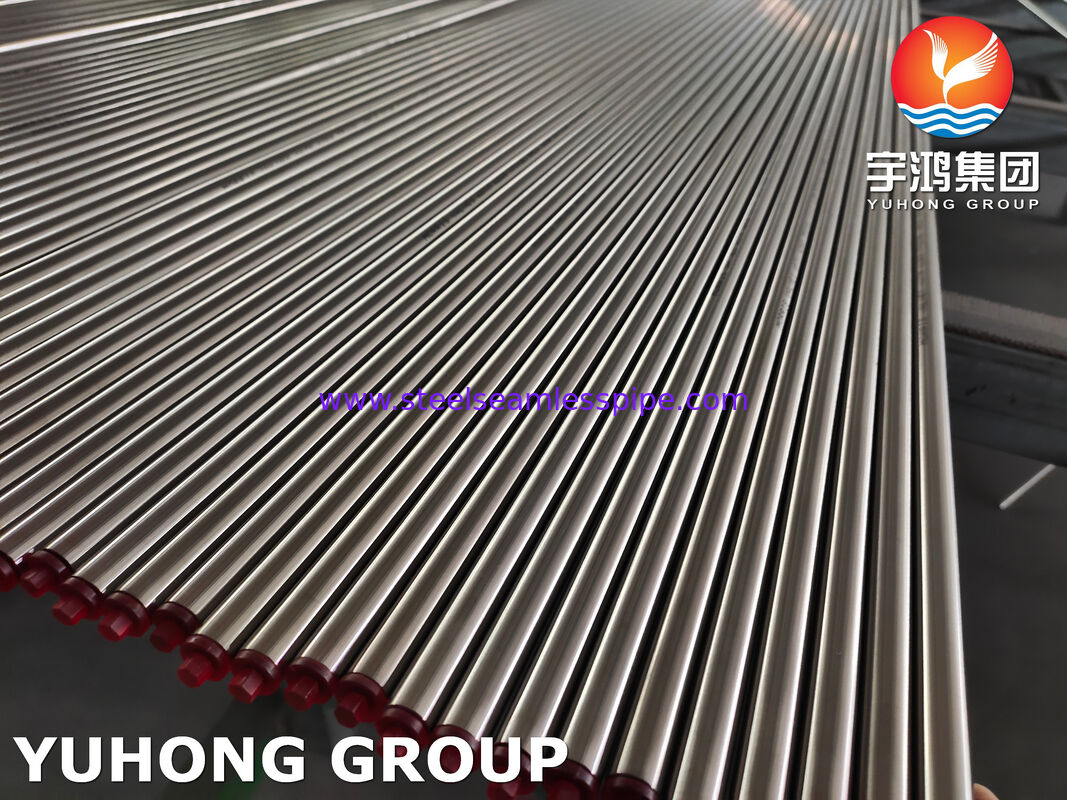 ASTM A269 TP316L tabung penukar panas stainless steel tanpa lilitan untuk lingkungan klorida bertekanan tinggi dan tahan korosi
