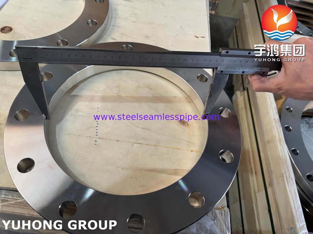 EN 1092-1 Type 01 Plate Flange Flat Face ASTM A182 F316L / 1.4404 Stainless Steel Flange