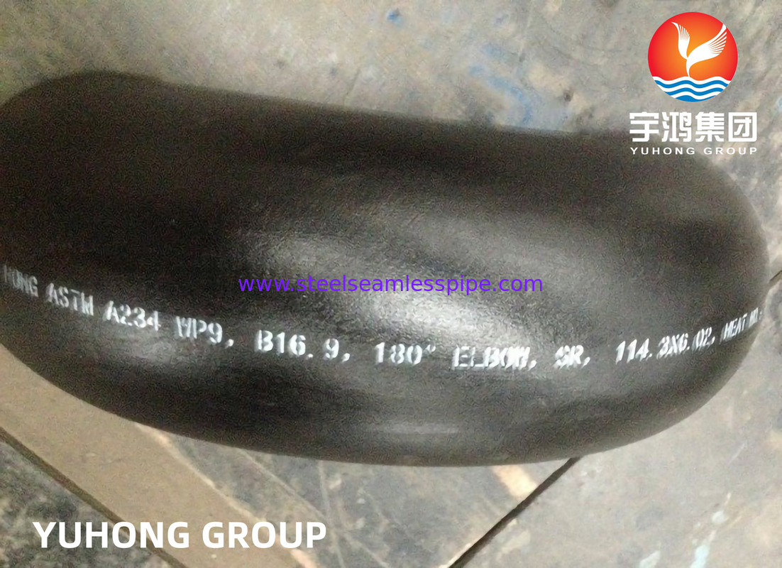 ASTM A234 WP9 180 derajat Return Elbow Alloy Steel Buttweld Fitting