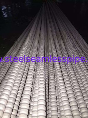 TP304 / TP304L TP316 / TP316L Stainless Steel Corrugated Fin Tabung Rendah Untuk Heat Exchanger