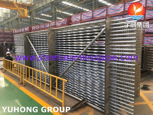 TP304 / TP304L TP316 / TP316L Tabung Bergelombang Stainless Steel Untuk Penukar Panas