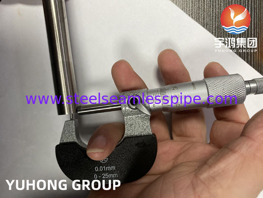 EN10305-1 Tabung Kapiler Presisi Baja Tahan Karat Anil Terang Seamless A269 TP304 TP316L